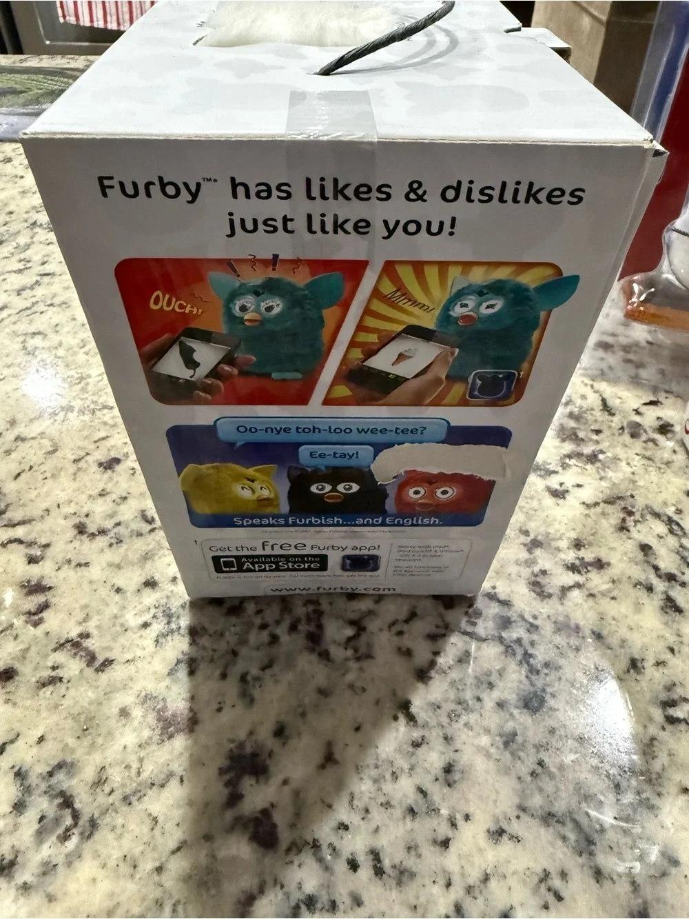 Furby Interactive Plush Pet Toy - White